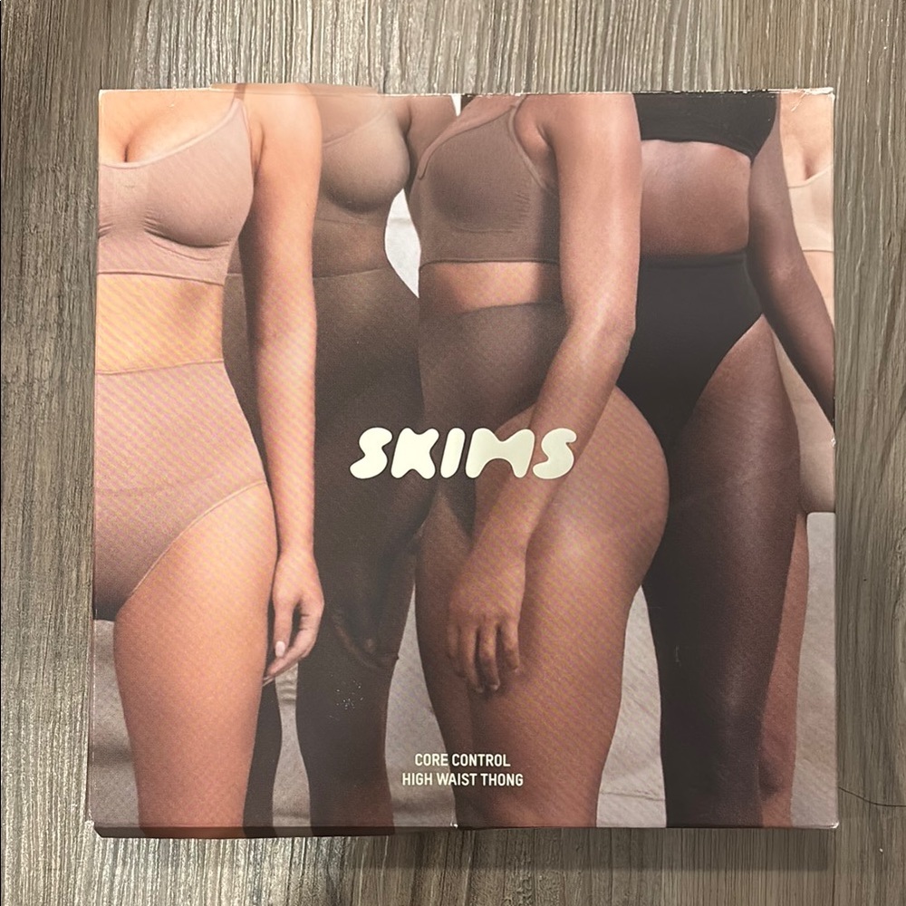 SKIMS Core Control High Waist Thong in Ochre